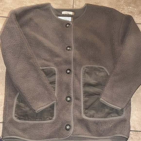 NWT Madewell (Re)sourced Fleece Cardigan Jacket - Picture 4 of 6